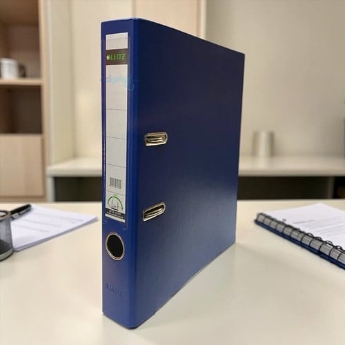 Leitz Klasör 180° Dar Çakma Mavi