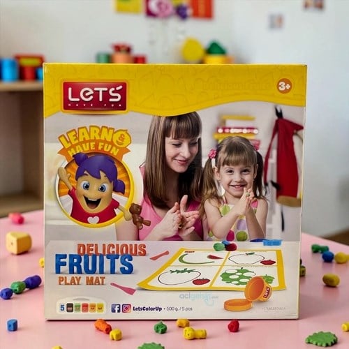 Lets Oyun Hamuru Seti Lezzetli Meyveler 8 Parça