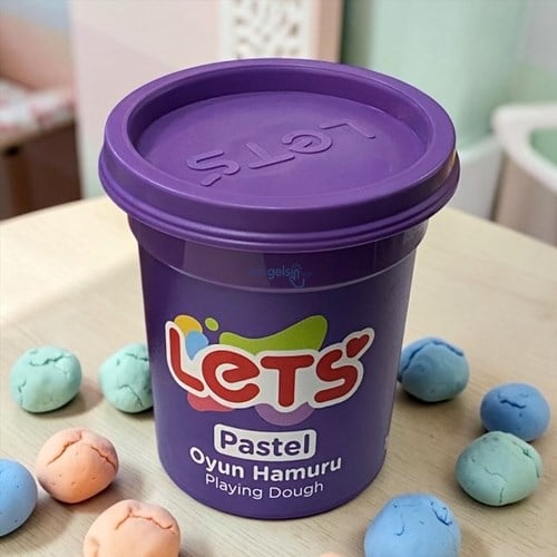 Lets Tek Renk Oyun Hamuru Pastel Mor 110 Gr