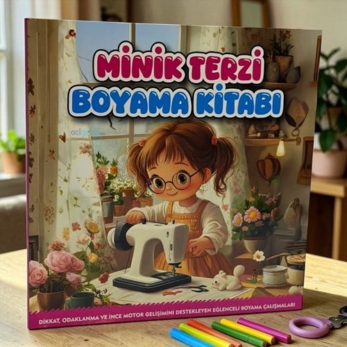 Lilamor Minik Terzi Boyama Kitabı