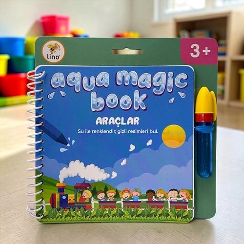 Lino Aqua Magic Book Araçlar Sihirli Boyama Kitabı