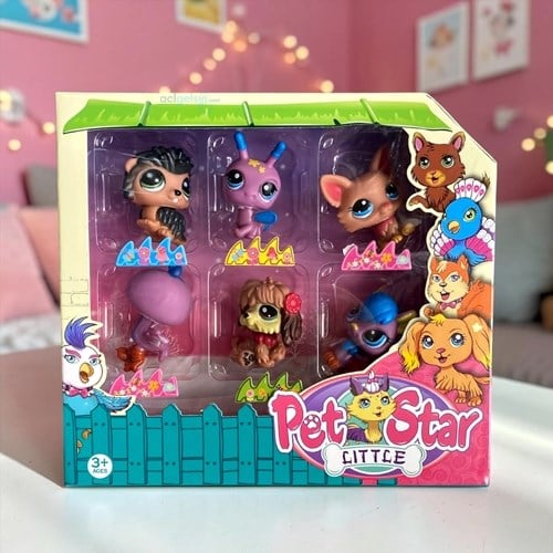 Little Pet Star Kutulu 6lı Miniş