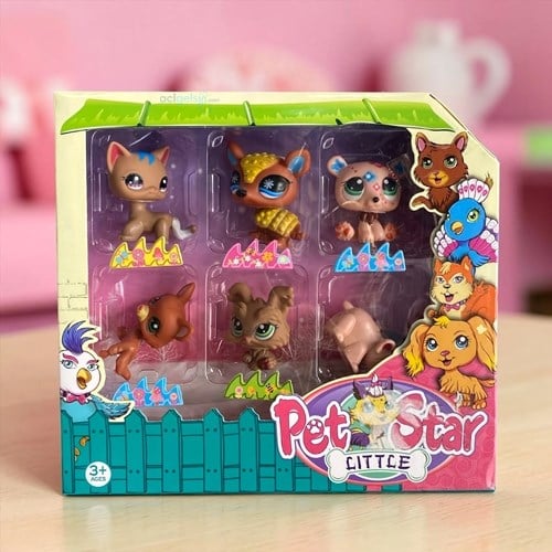 Little Pet Star Kutulu 6lı Miniş