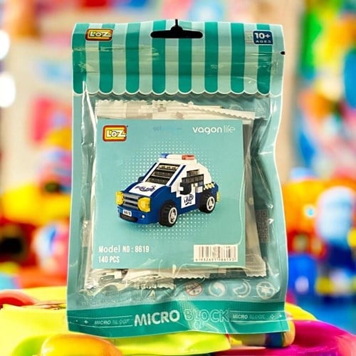 Loz Mikro Blok Çanta Polis Arabası 8619