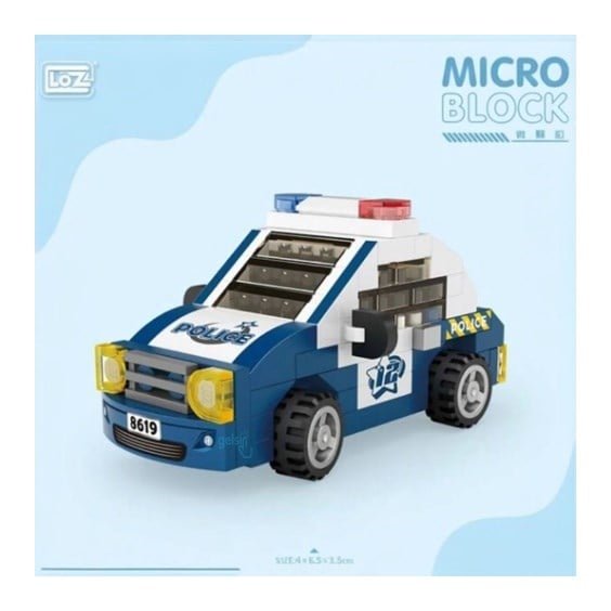 Loz Mikro Blok Çanta Polis Arabası 8619
