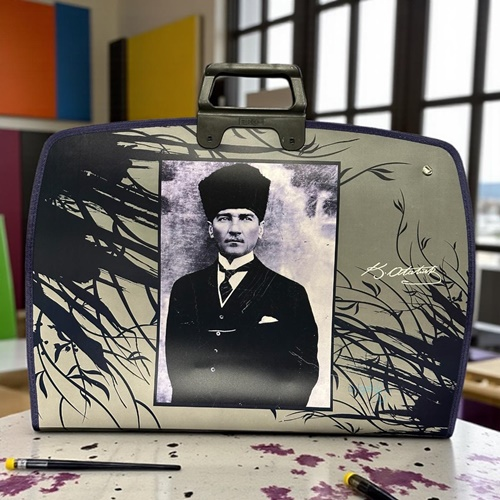 M.kemal Atatürk Temalı Art Proje Resim Çantası