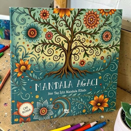 Mandala Ağacı – Her Yaş İçin Mandala - Çek Kopar