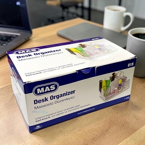 Mas Masaüstü Organizer Bantlı (şeffaf) 815