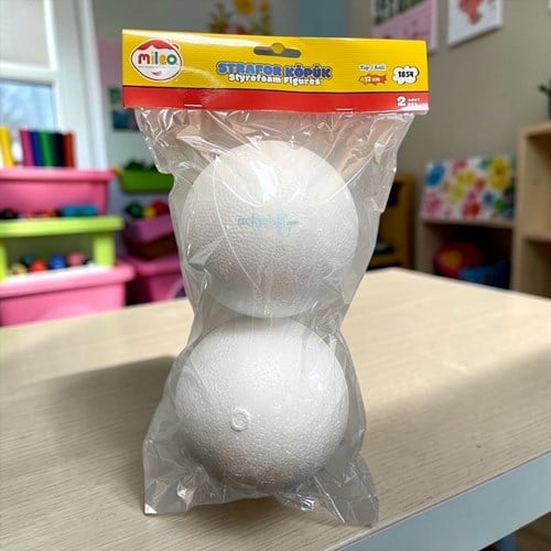 Mas Mileo Strafor Köpük Top 12 Cm 2li