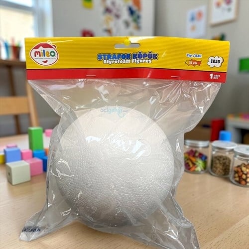 Mas Mileo Strafor Köpük Top 15 Cm Tekli