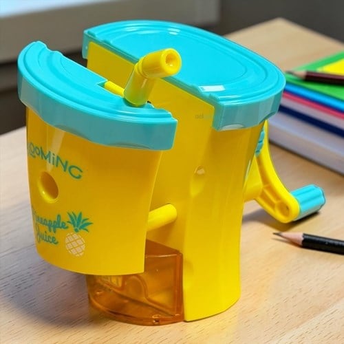 Masa Üstü Blooming Ananas Bardak Model Kollu Kalemtraş