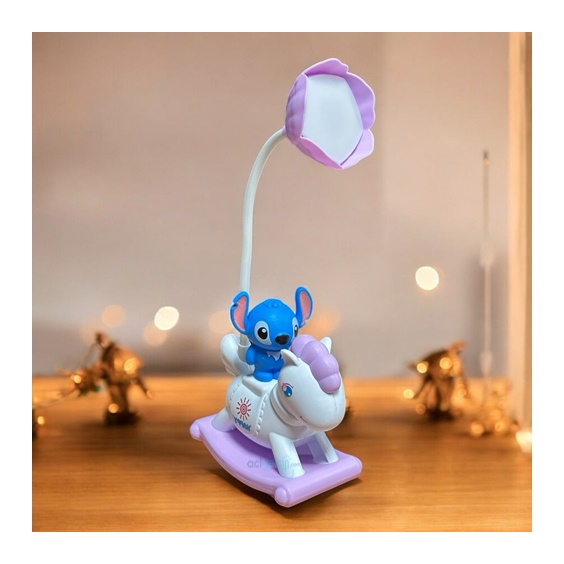 Masa Üstü Sevimli Stitch Usb Beyaz Lamba 3/s