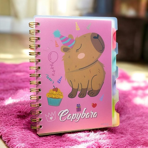 Maxx Capybara Ayraçlı A5 Defter Çizgili