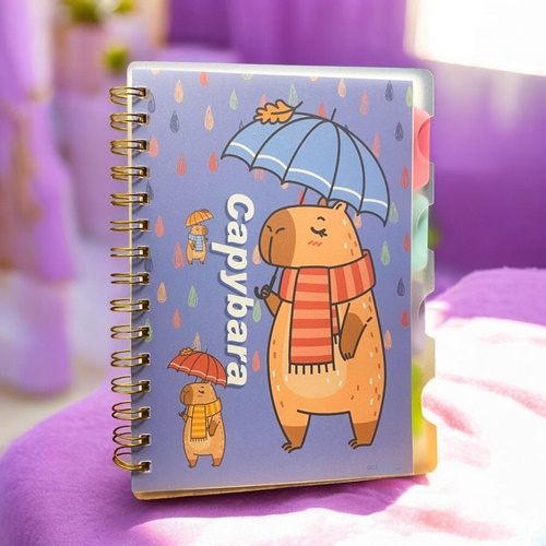Maxx Capybara Ayraçlı A5 Defter Çizgili