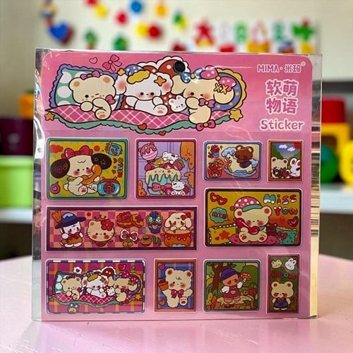 Maxx Kabartmalı Yumuşak Sticker Set