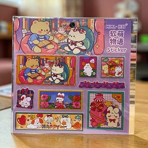 Maxx Kabartmalı Yumuşak Sticker Set