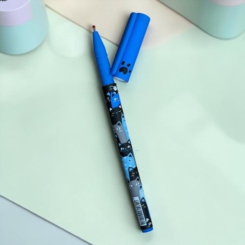 Maxx Vinson Fashion Sevimli Kediler Desenli Tükenmez Kalem