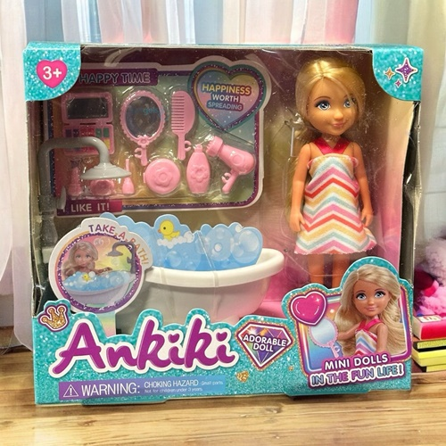 Mini Dolls Ankiki Babek Banyo Küvet Seti