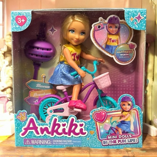 Mini Dolls Ankiki Bisikletli Seti