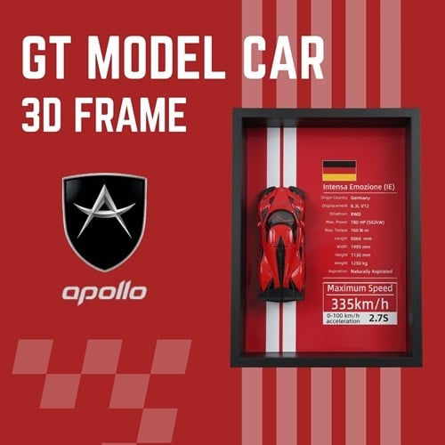 Mini Gt Apollo Intensa Emozione (ıe) Çerçeveli Metal Model Araba Dekoratif Koleksiyon