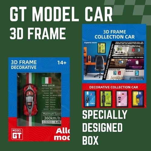 Mini Gt Pagani Huayra Bc Kırmızı Çerçeveli Metal Model Araba Dekoratif Koleksiyon