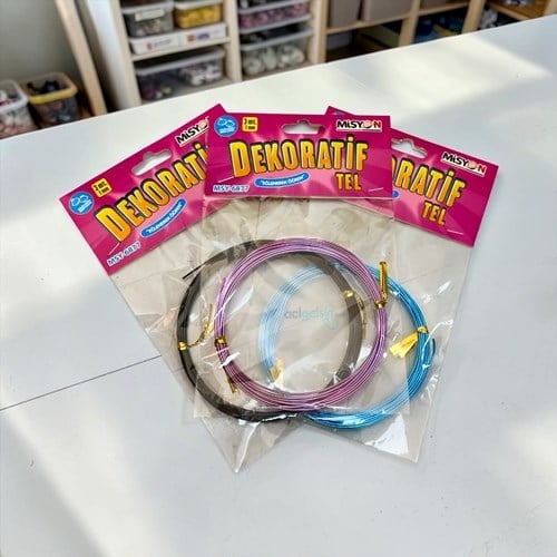 Misyon Dekoratif Renkli Tel No1.0x2m (adet)