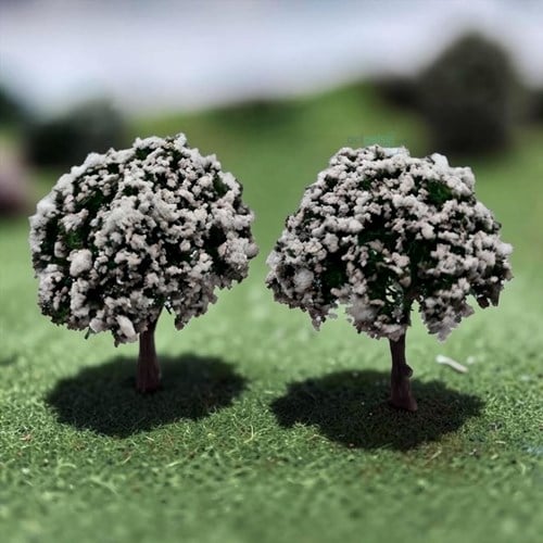 Misyon Maket Ağaç Çiçekli 6 Cm 2li Paket