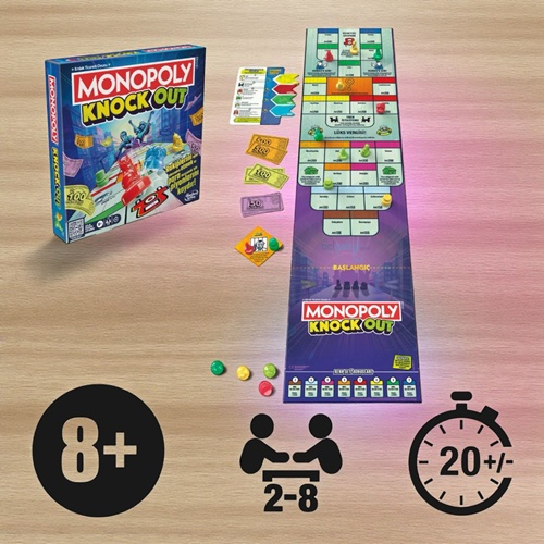 Monopoly Knockout Kutu Oyunu