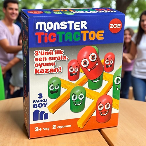 Moonster Tıc Tac Toe Kutu Oyunu
