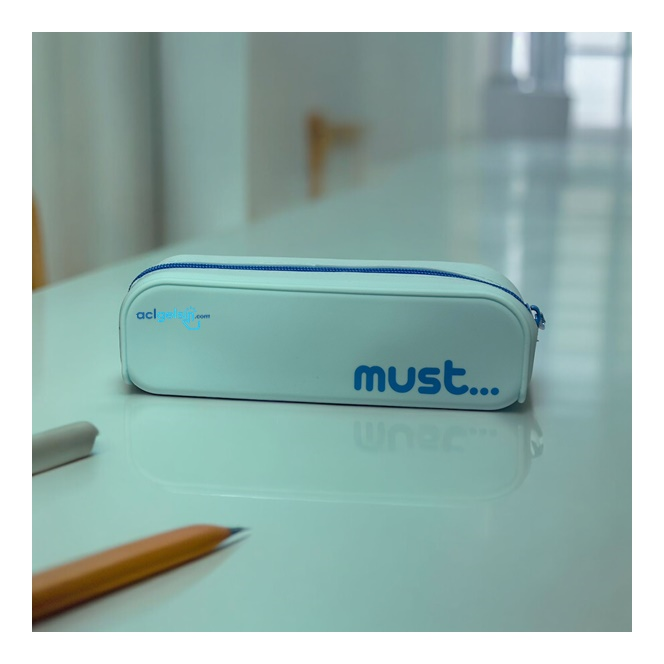 Must Silikon Kalem Çantası Pastel Canlı Renkler