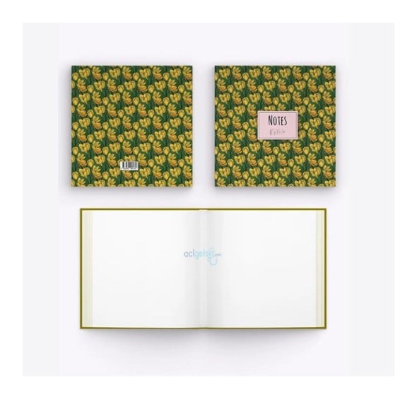 My Mia Art Kır Çiçeği Kenar Baskılı Defter
