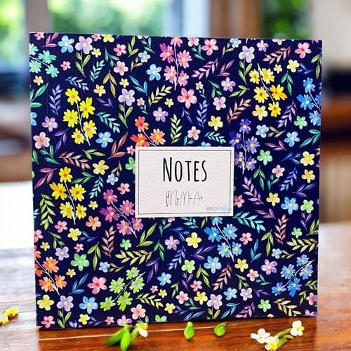 My Mia Art Kır Çiçeği Kenar Baskılı Defter