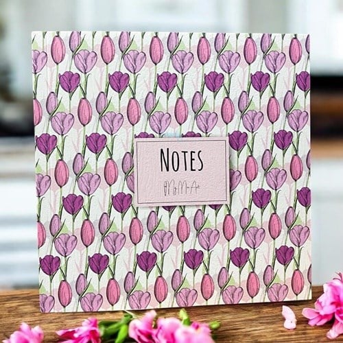 My Mia Art Lale Kenar Baskılı Defter