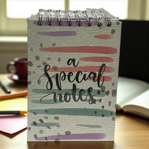My Mia Art Special Notes Sert Kapak Spiralli Bloknot