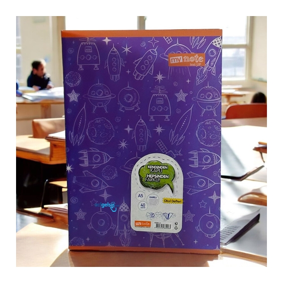 My Note Collection Dikişli Defter A5 40 Yaprak Kareli