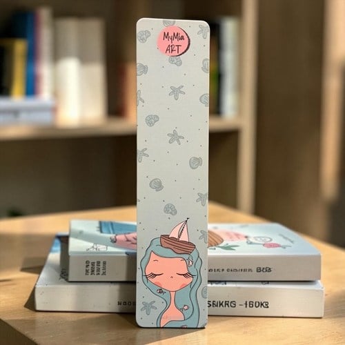 Mymia Art Deniz Kızı Ve Yelkenli Kitap Ayracı