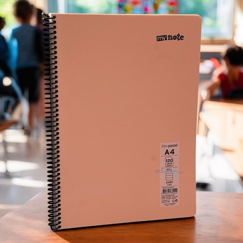 Mynote Flex Pp Kapak Pastel Defter A4 120 Yaprak Çizgili