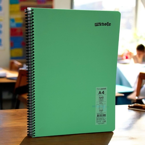 Mynote Flex Pp Kapak Pastel Defter A4 120 Yaprak Çizgili