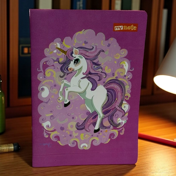 Mynote Muzypp Unicorn Ppkapak 60 Yaprak Defter A4 Çizgili