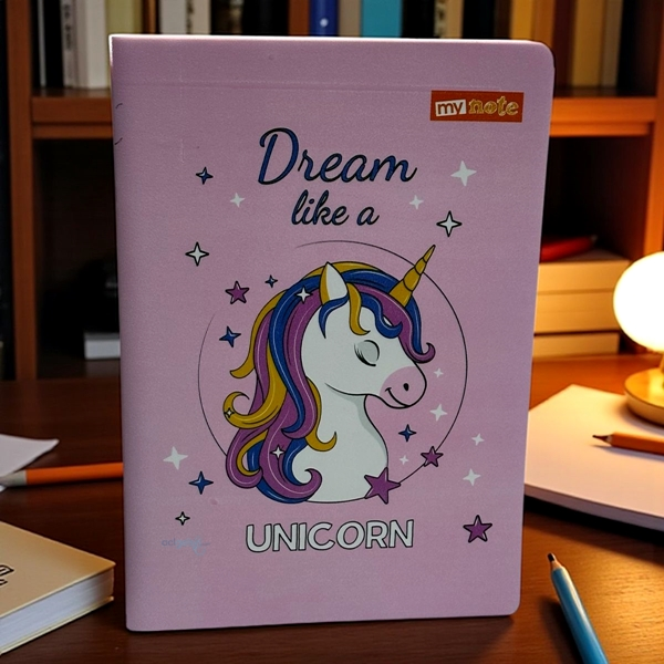 Mynote Muzypp Unicorn Ppkapak 60 Yaprak Defter A4 Çizgili