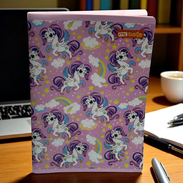 Mynote Muzypp Unicorn Ppkapak 60 Yaprak Defter A4 Çizgili