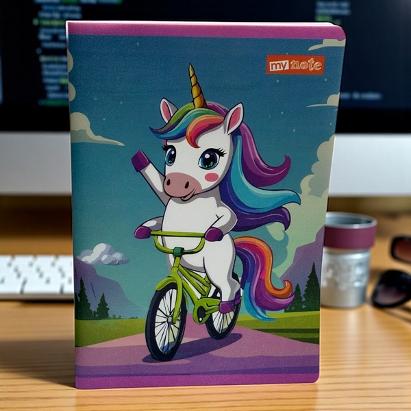 Mynote Muzypp Unicorn Ppkapak 60 Yaprak Defter A4 Çizgili