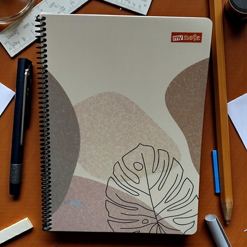 Mynote Nature Sipiralli Pp Kapak 80 Yaprak A4 Kareli Defter