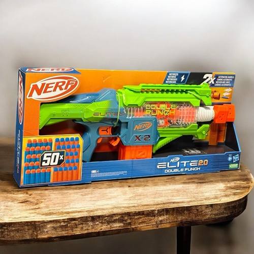 Nerf Elite 2.0 Double Punch Sünger Mermi Atan Silah 50 Mermi