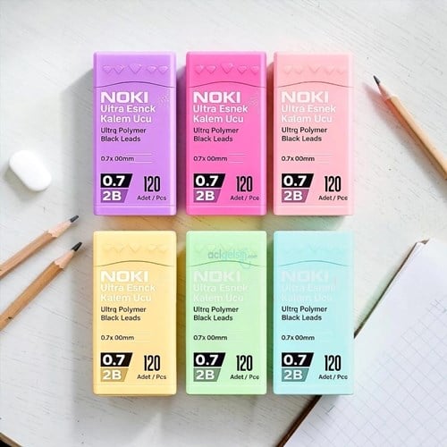 Noki 07mm Min Kalem Ucu 120li Pastel Tonlar