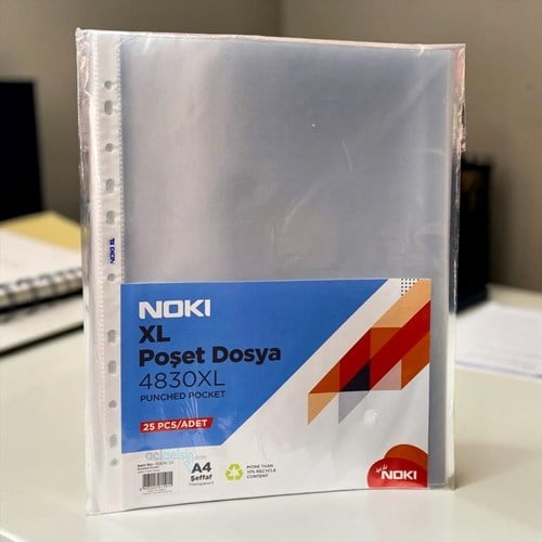 Noki A4 Poşet Dosya 25 Li 4830-xl