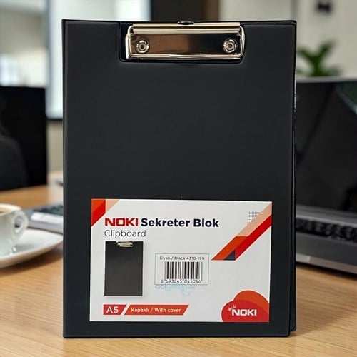 Noki A5 Kapaklı Sekreterlik Siyah