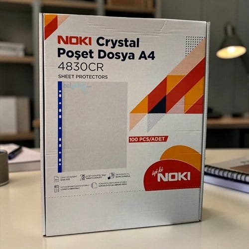 Noki Poşet Dosya A4 Kutu Kristal 4830