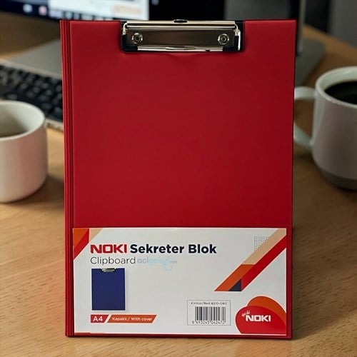Noki Sekreterlik A4 Kapaklı Blok Kırmızı