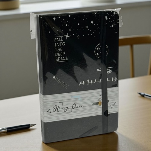 Not Defteri Lastikli A6 Bloknot Space 80 Yaprak Çizgili